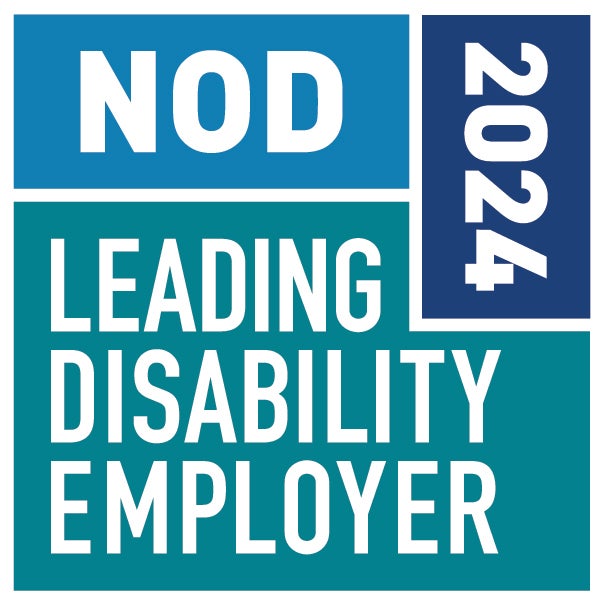 National Organization on Disability 2024 Leading Disability Employer seal